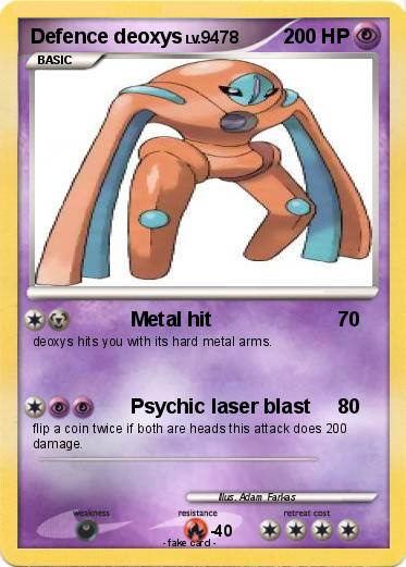 Pokemon Defence deoxys