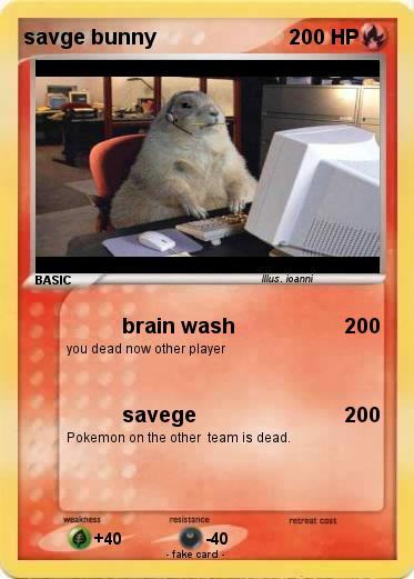 Pokemon savge bunny