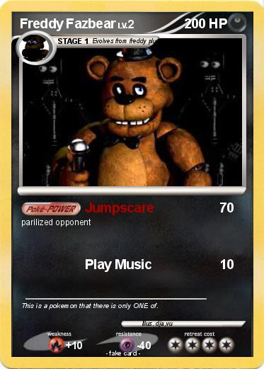 Pokemon Freddy Fazbear