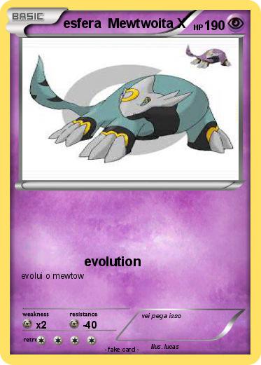 Pokemon esfera  Mewtwoita X