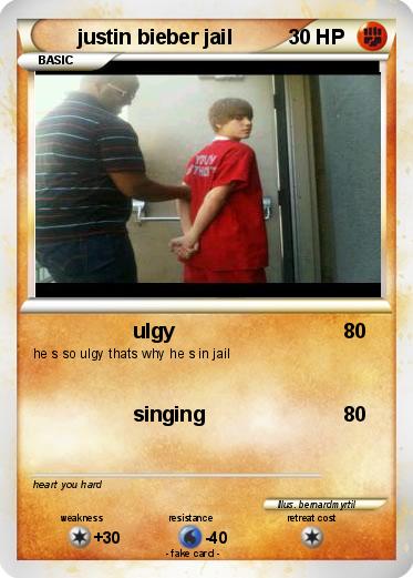 Pokemon justin bieber jail