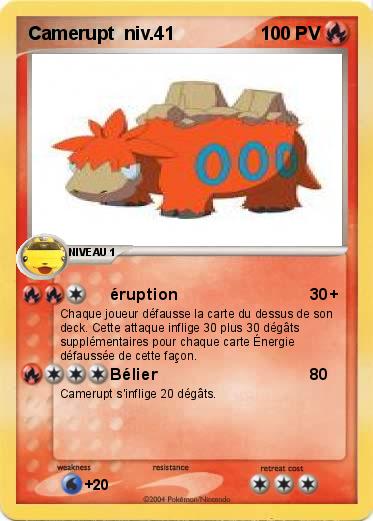Pokemon Camerupt  niv.41