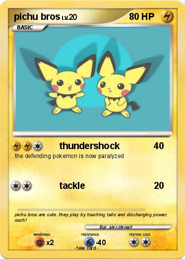Pokemon pichu bros