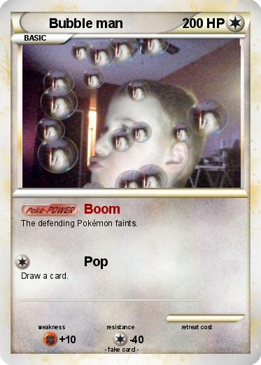 Pokemon Bubble man