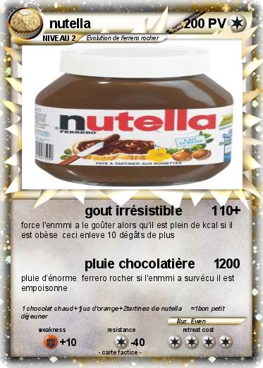 Pokemon nutella