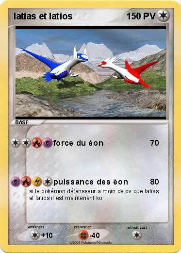 Pokemon latias et latios