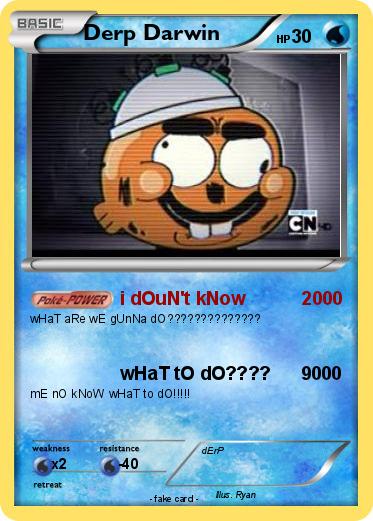 Pokemon Derp Darwin