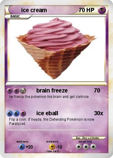 Pokemon ice cream