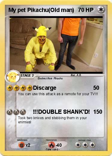 Pokemon My pet Pikachu(Old man)