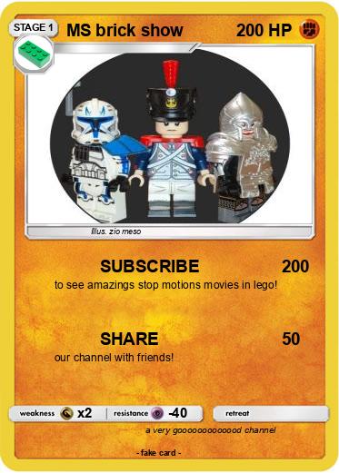 Pokemon MS brick show