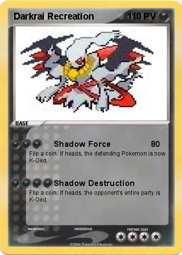 Pokemon Darkrai Recreation