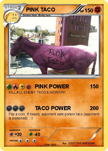 Pokemon PINK TACO