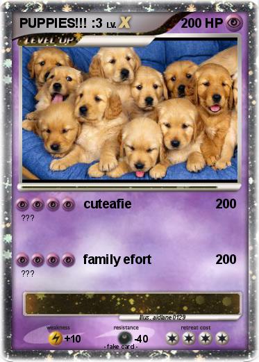 Pokemon PUPPIES!!! :3