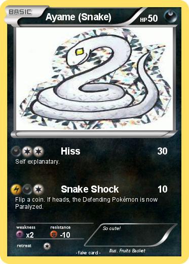 Pokemon Ayame (Snake)