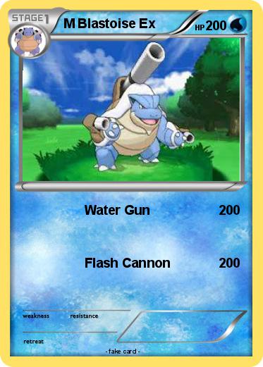 Pokemon M Blastoise Ex