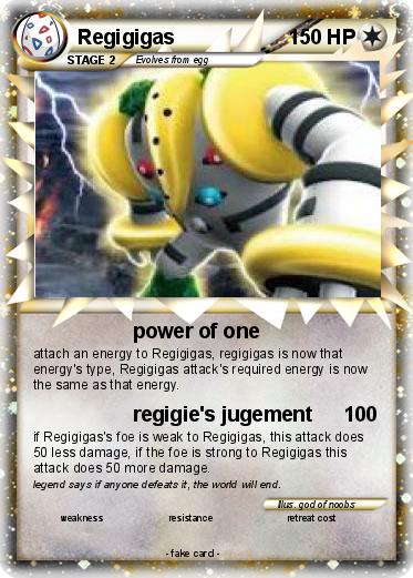 Pokemon Regigigas
