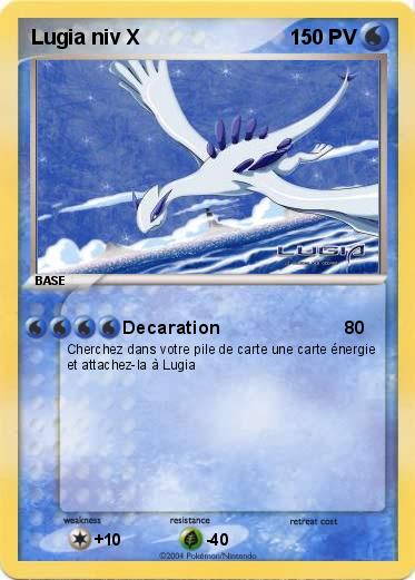 Pokemon Lugia niv X