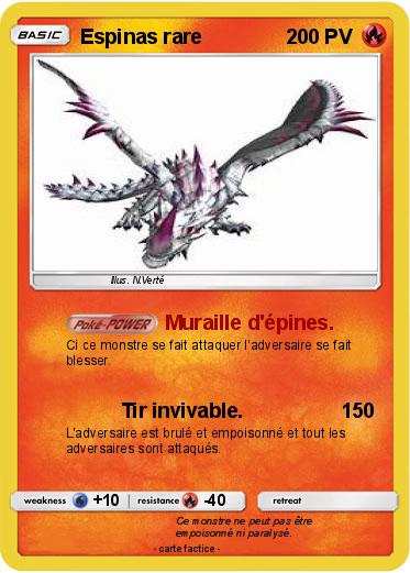 Pokemon Espinas rare