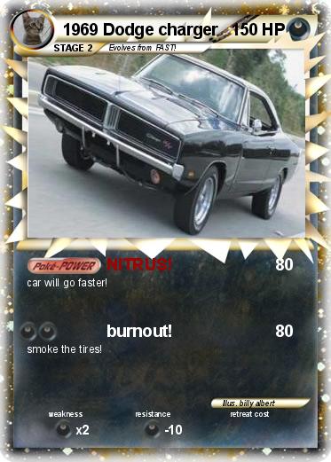 Pokemon 1969 Dodge charger