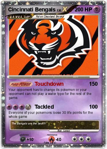 Pokemon Cincinnati Bengals