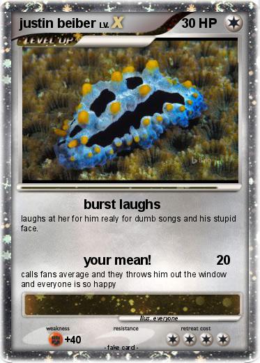 Pokemon justin beiber
