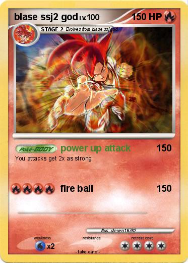 Pokemon blase ssj2 god