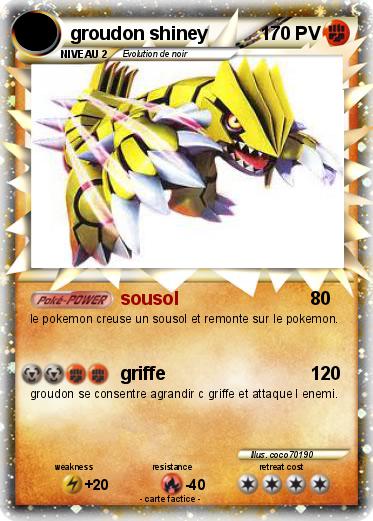 Pokemon groudon shiney