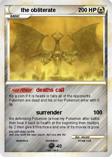 Pokemon the obliterate