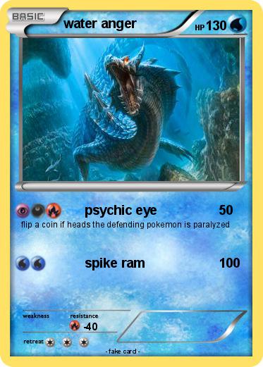Pokemon water anger