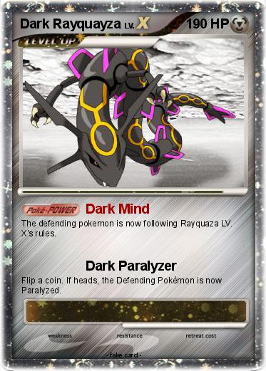 Pokemon Dark Rayquayza