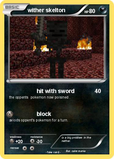 Pokemon wither skelton