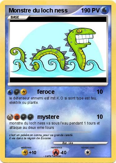 Pokemon Monstre du loch ness