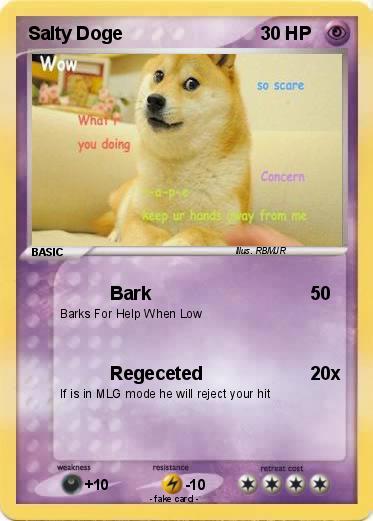 Pokemon Salty Doge
