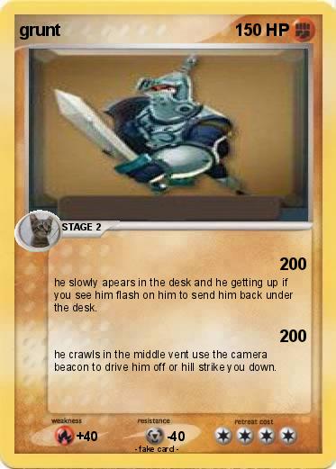 Pokemon grunt