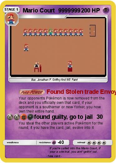 Pokemon Mario Court  9999999