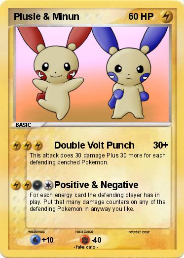 Pokemon Plusle & Minun