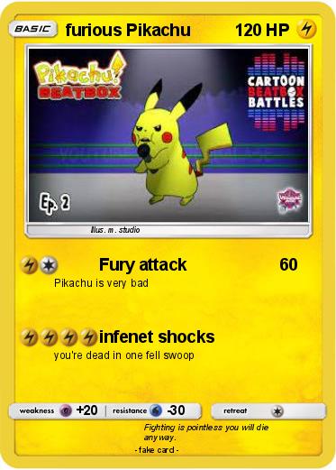 Pokemon furious Pikachu