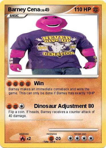 Pokemon Barney Cena
