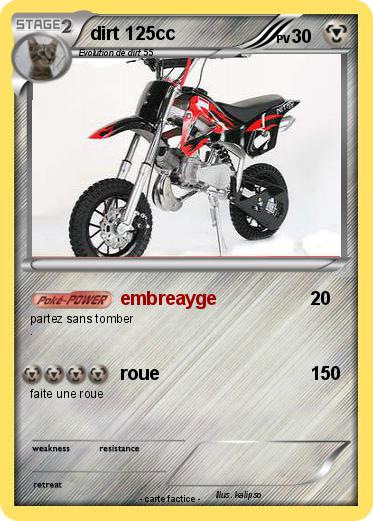 Pokemon dirt 125cc