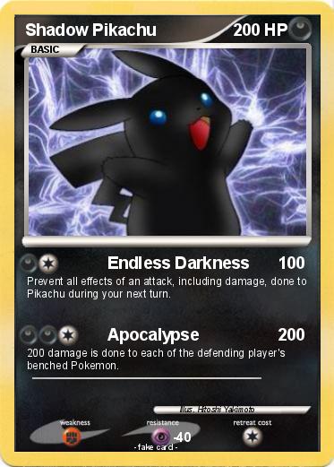 Pokemon Shadow Pikachu