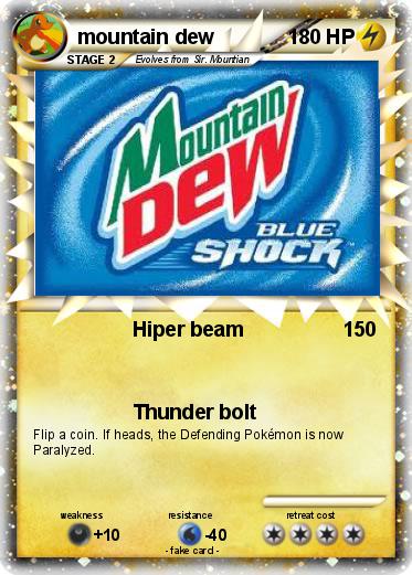 Pokemon mountain dew