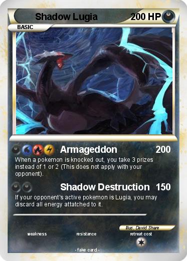 Pokemon Shadow Lugia