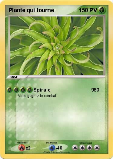 Pokemon Plante qui tourne