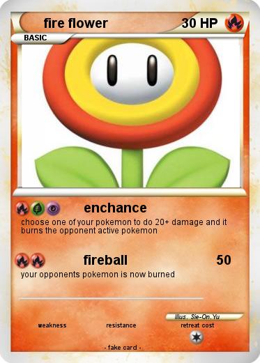Pokemon fire flower