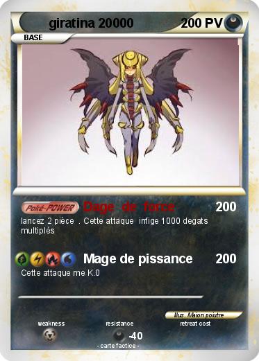 Pokemon giratina 20000