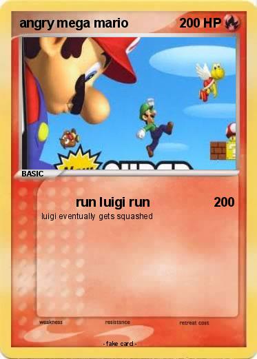 Pokemon angry mega mario