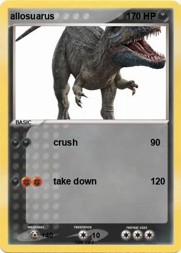 Pokemon allosuarus