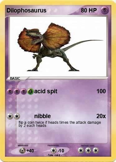 Pokemon Dilophosaurus