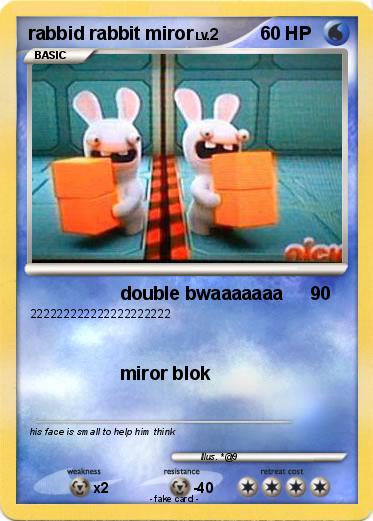 Pokemon rabbid rabbit miror