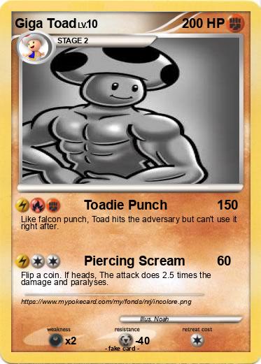 Pokemon Giga Toad